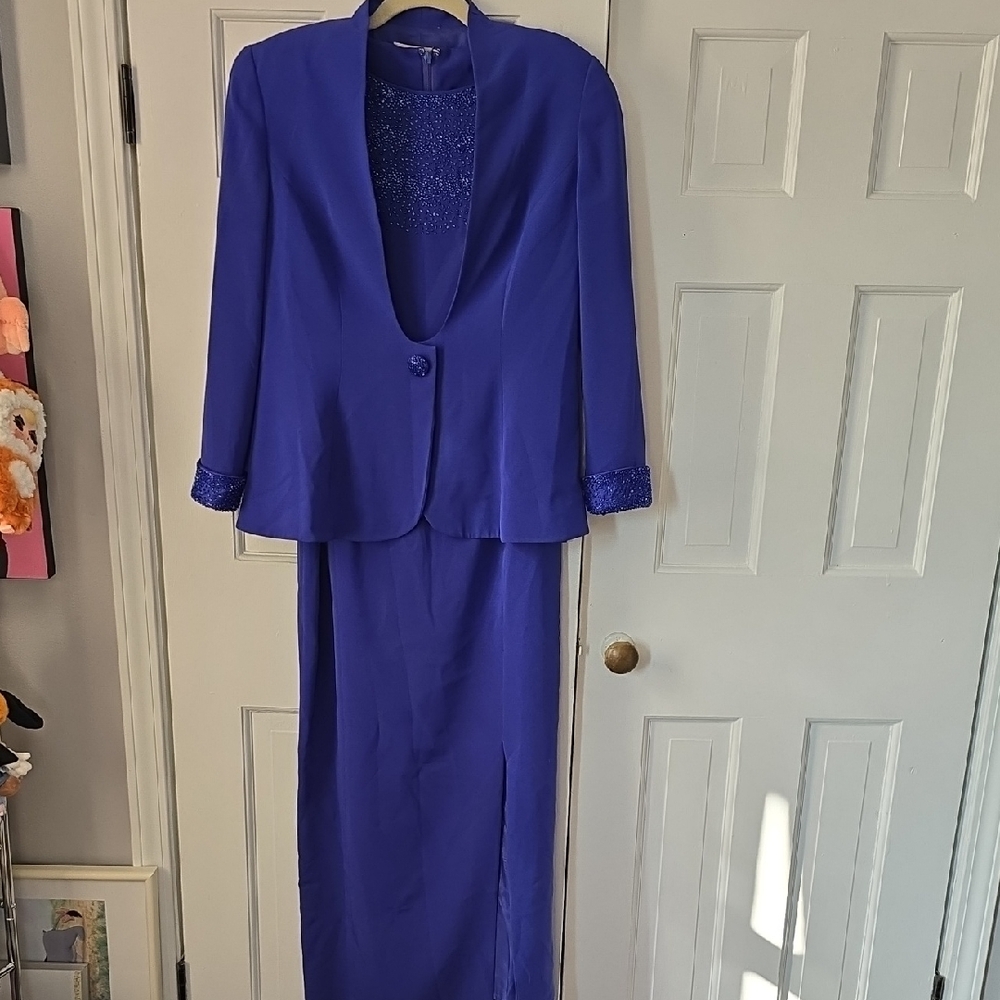 Elegant Purple Women's Wedding Dress